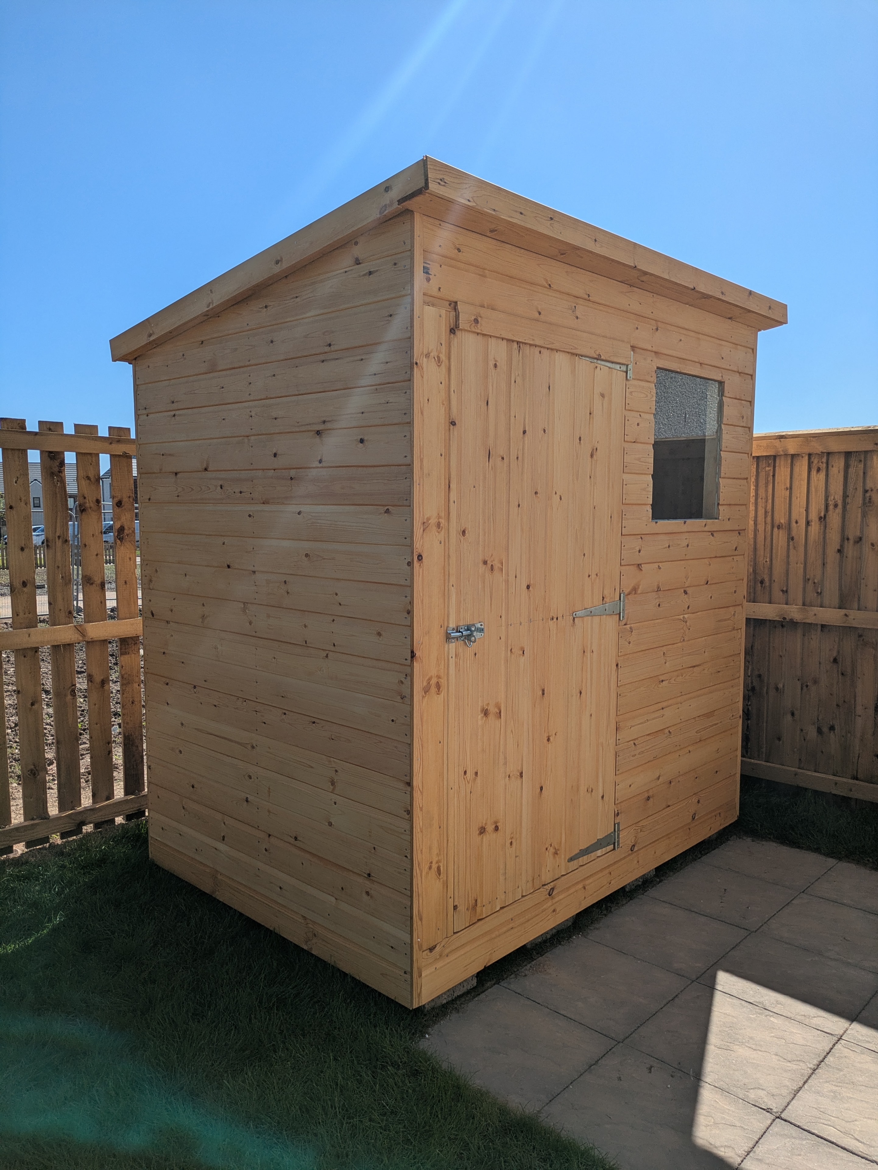 Garden shed build in Angus